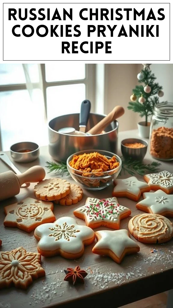 Russian Christmas Cookies Pryaniki Recipe