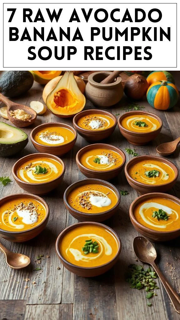 7 Raw Avocado & Banana Pumpkin Soup Recipes