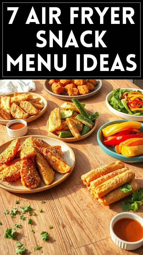 7 Air Fryer Snack Menu Ideas