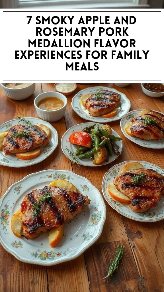 7 Smoky Apple and Rosemary Pork Medallion Flavor Experiences for Family Meals