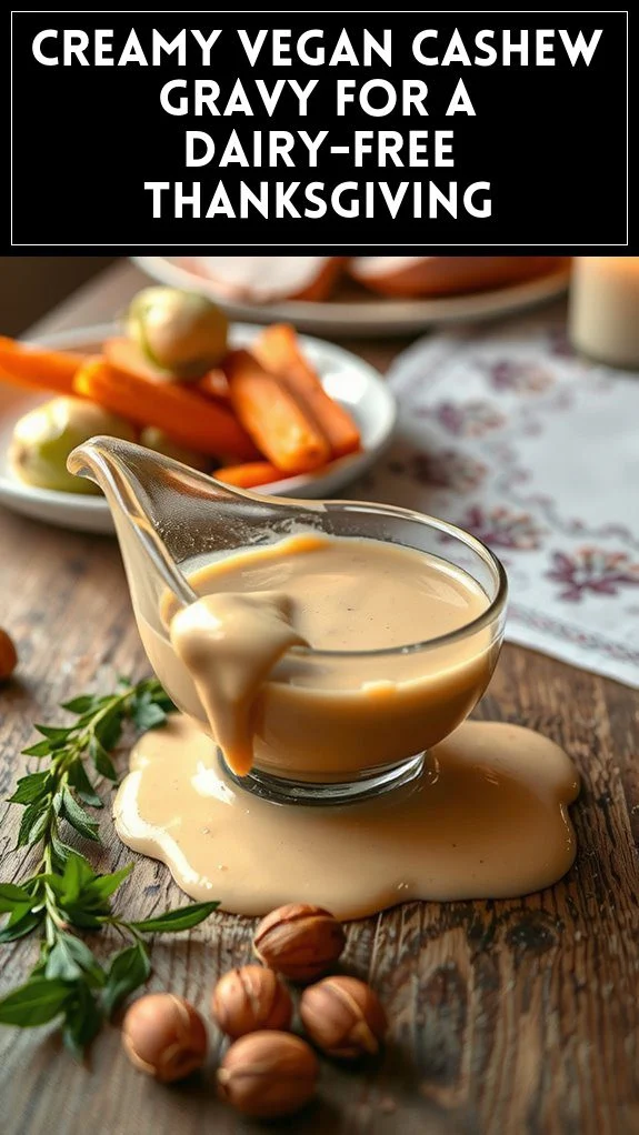 Creamy Vegan Cashew Gravy for a Dairy-Free Thanksgiving