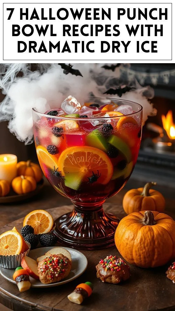 7 Halloween Punch Bowl Recipes With Dramatic Dry Ice