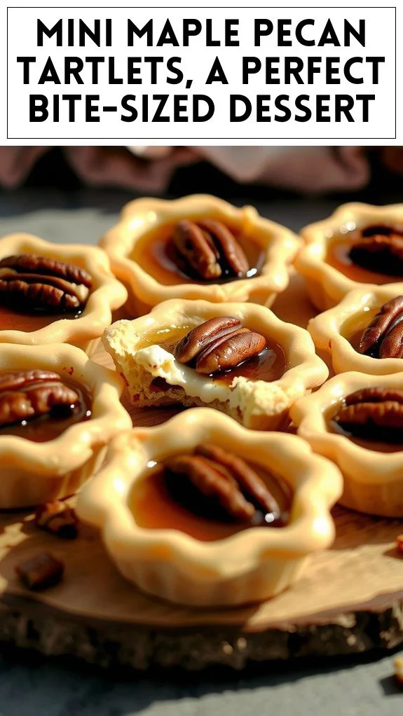 Mini Maple Pecan Tartlets, a Perfect Bite-Sized Dessert