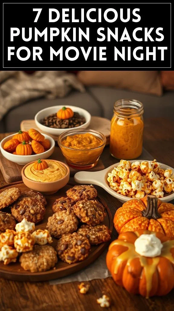 7 Delicious Pumpkin Snacks for Movie Night