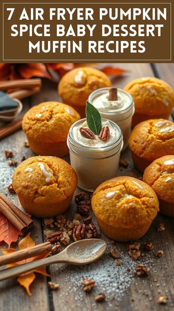 7 Air Fryer Pumpkin Spice Baby Dessert Muffin Recipes