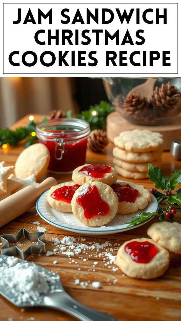 Jam Sandwich Christmas Cookies Recipe