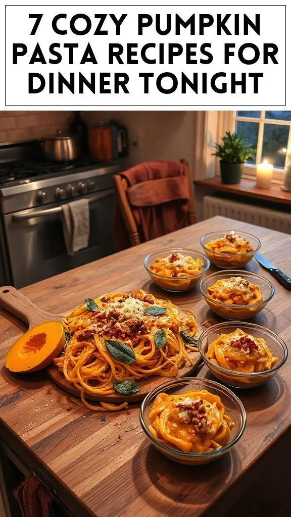 7 Cozy Pumpkin Pasta Recipes for Dinner Tonight
