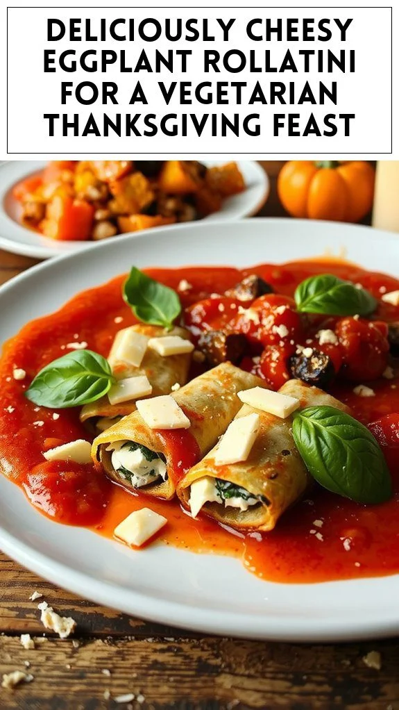 Deliciously Cheesy Eggplant Rollatini for a Vegetarian Thanksgiving Feast