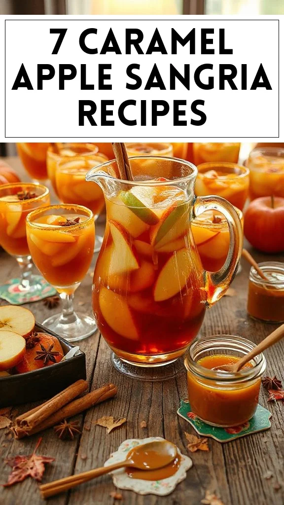 7 Caramel Apple Sangria Recipes