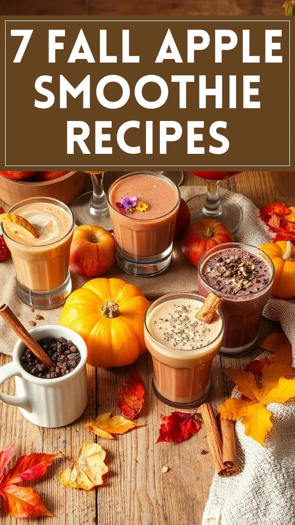 7 Fall Apple Smoothie Recipes