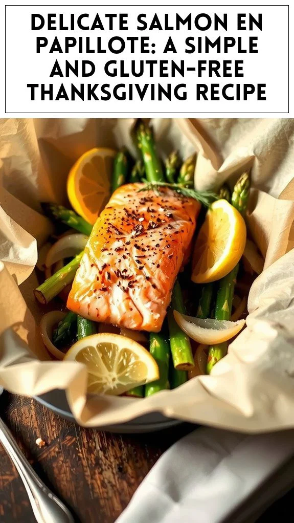 Delicate Salmon En Papillote: a Simple and Gluten-Free Thanksgiving Recipe
