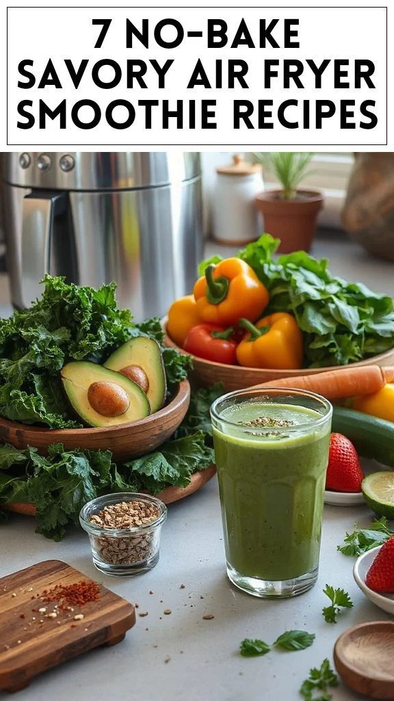 7 No-Bake Savory Air Fryer Smoothie Recipes