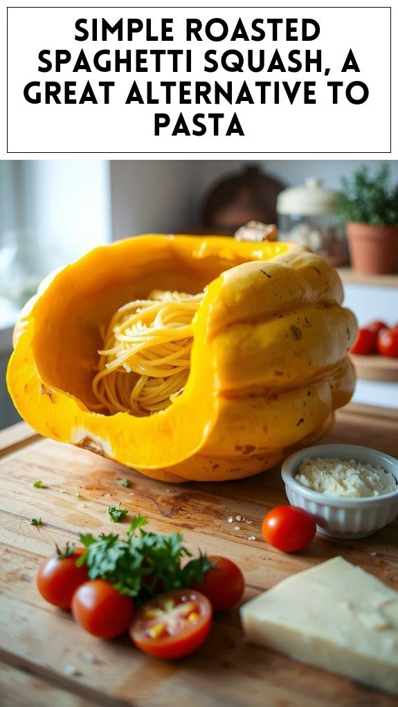 Simple Roasted Spaghetti Squash, a Great Alternative to Pasta