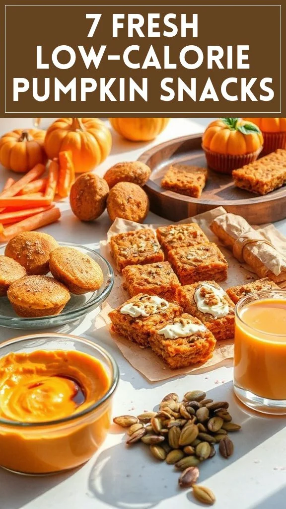 7 Fresh Low-Calorie Pumpkin Snacks