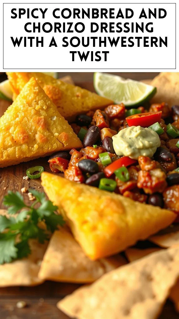 Spicy Cornbread and Chorizo Dressing With a Southwestern Twist