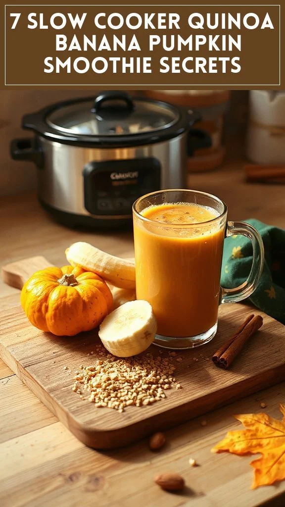 7 Slow Cooker Quinoa & Banana Pumpkin Smoothie Secrets