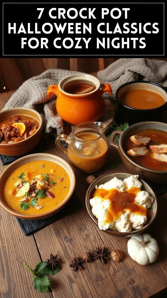 7 Crock Pot Halloween Classics for Cozy Nights