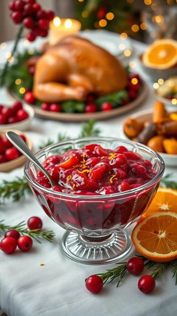 cranberry orange zest sauce