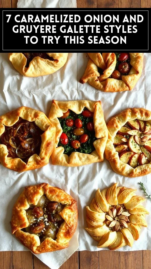 7 Caramelized Onion and Gruyere Galette Styles to Try This Season