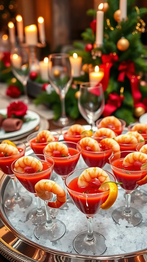 elegant mini seafood appetizer