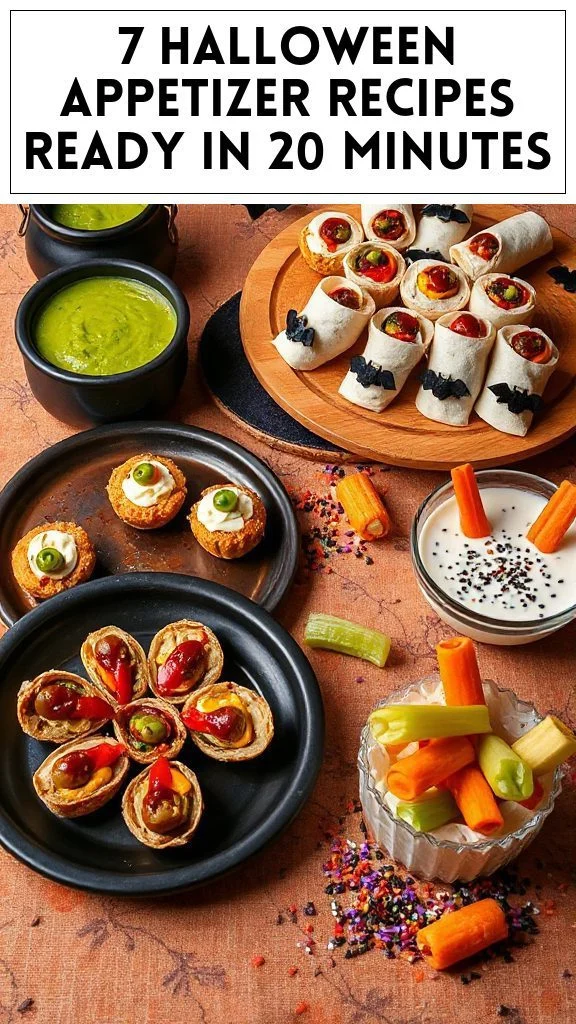 7 Halloween Appetizer Recipes Ready in 20 Minutes