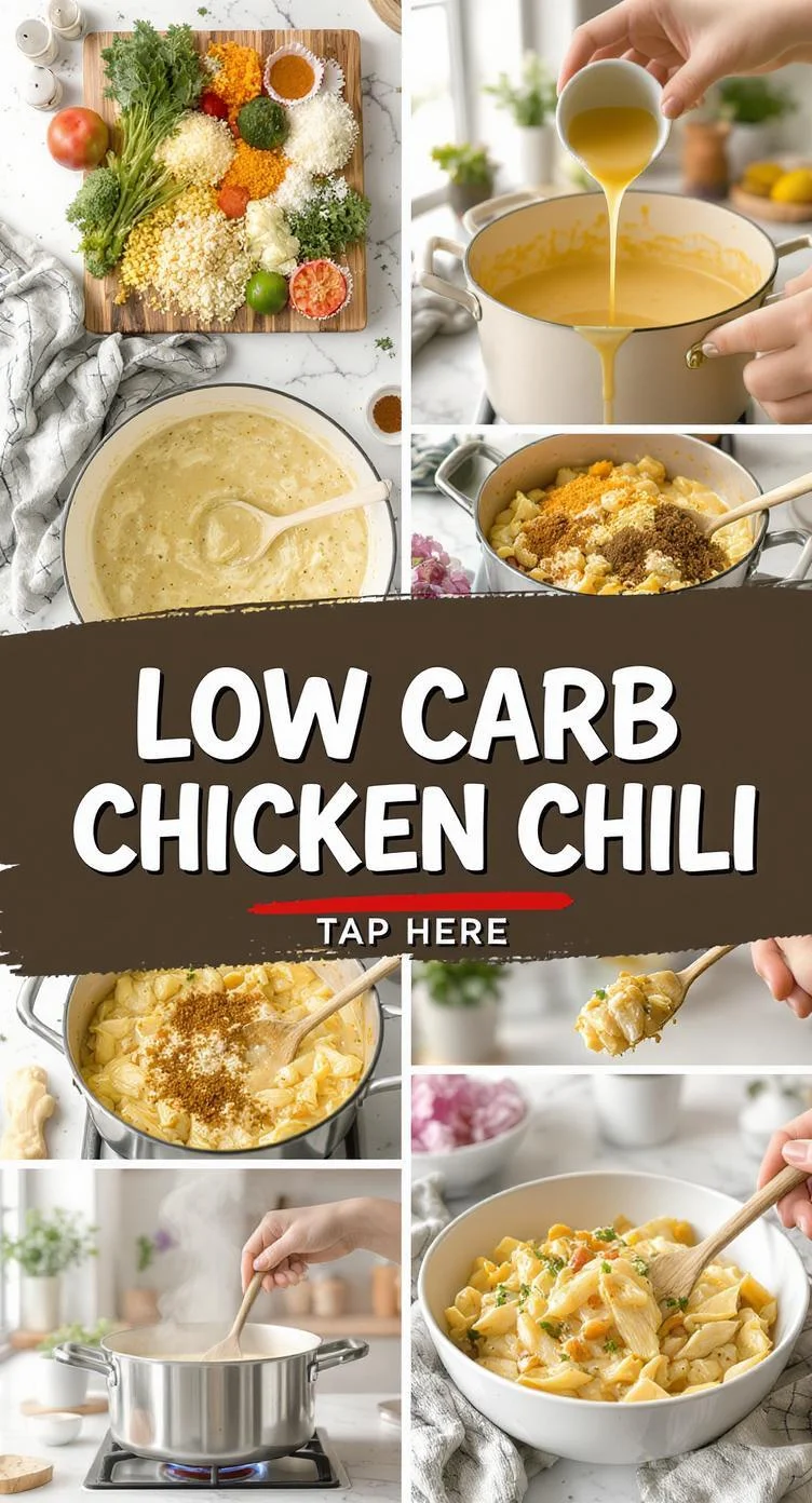 Low Carb White Chicken Chili - Keto-Friendly Comfort Food