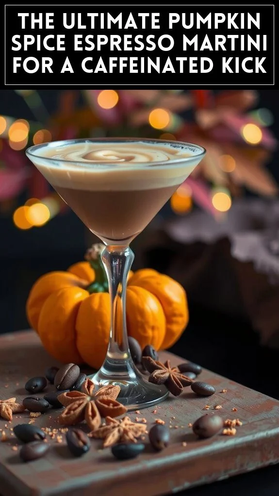 The Ultimate Pumpkin Spice Espresso Martini for a Caffeinated Kick