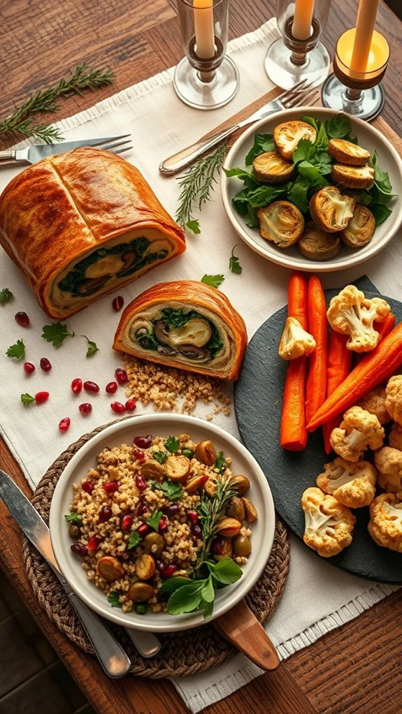 vegetarian wellington holiday recipe