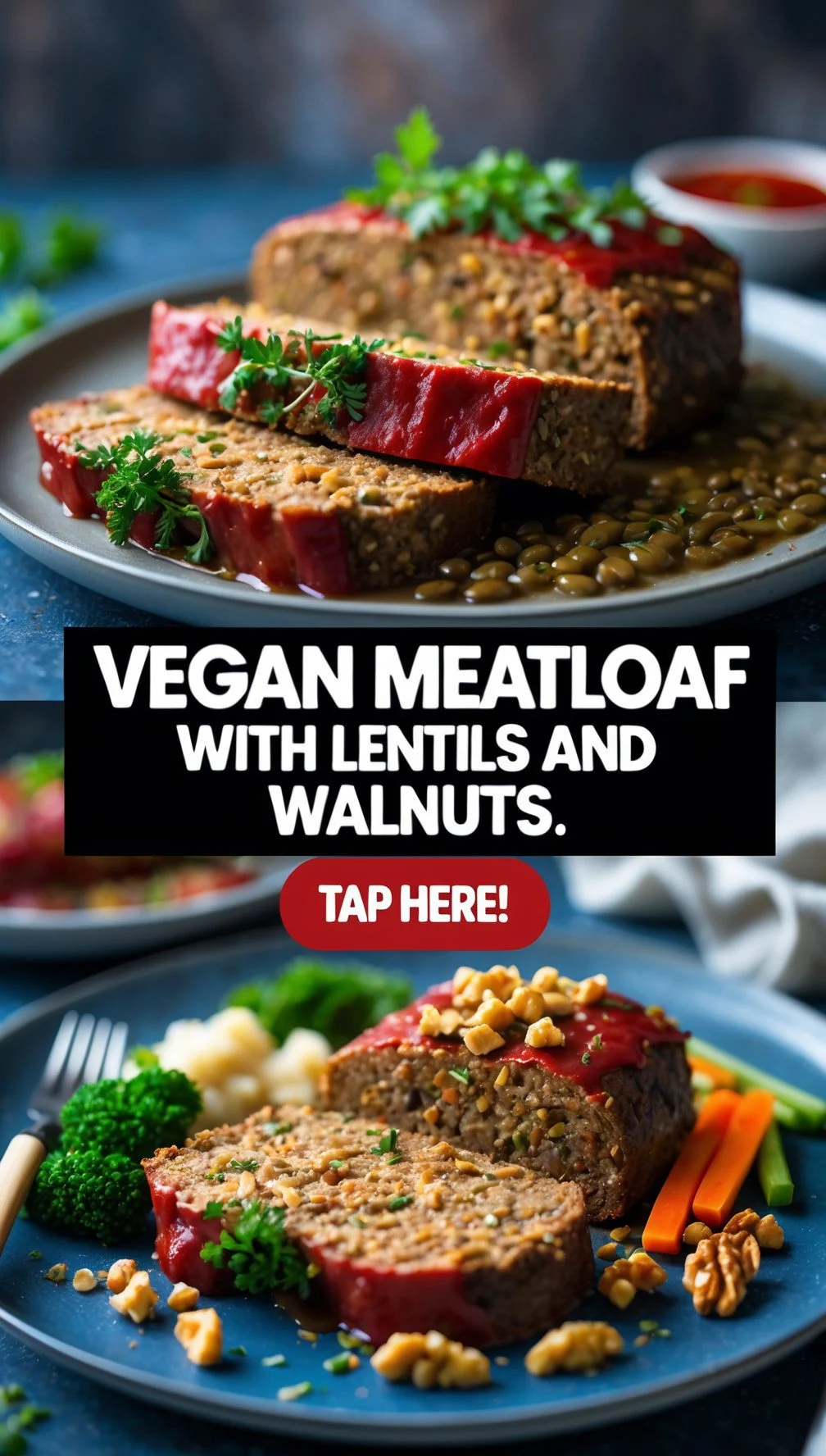 Vegan Meatloaf With Lentils and Walnuts – Plant-Powered Comfort Food