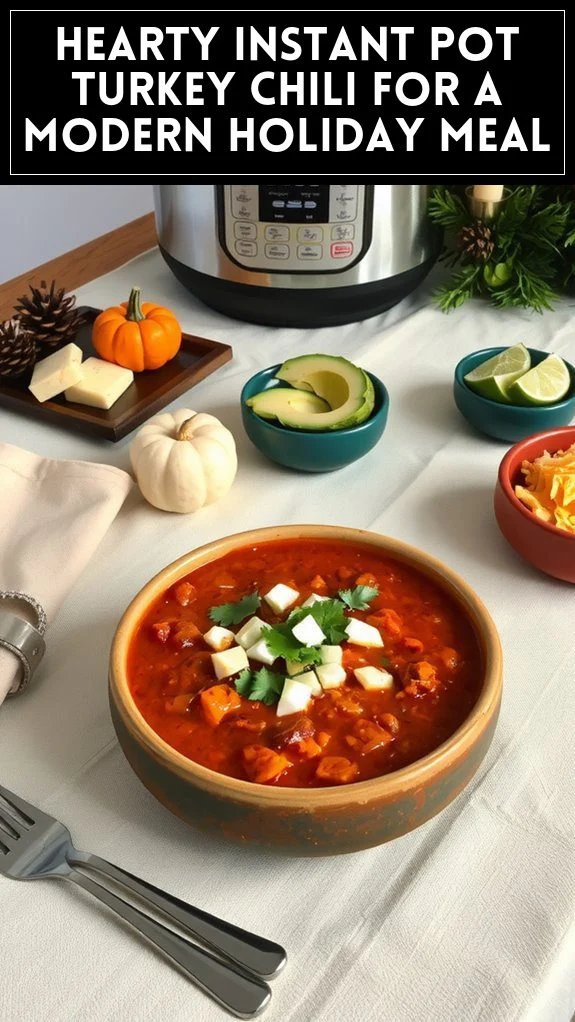 Hearty Instant Pot Turkey Chili for a Modern Holiday Meal