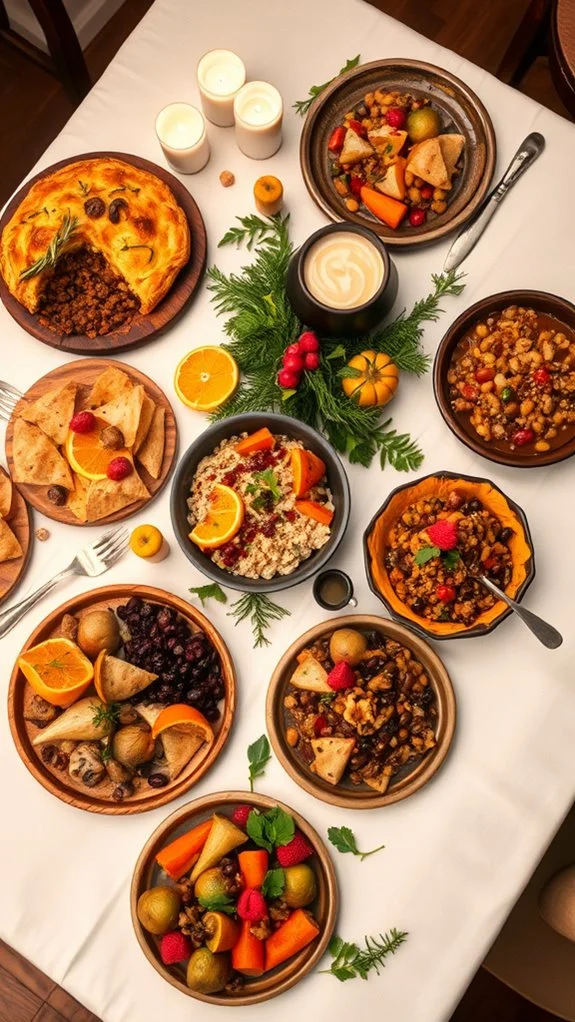 vegan festive dinner options