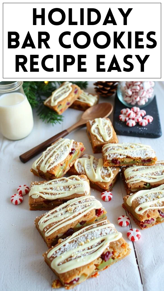 Holiday Bar Cookies Recipe Easy