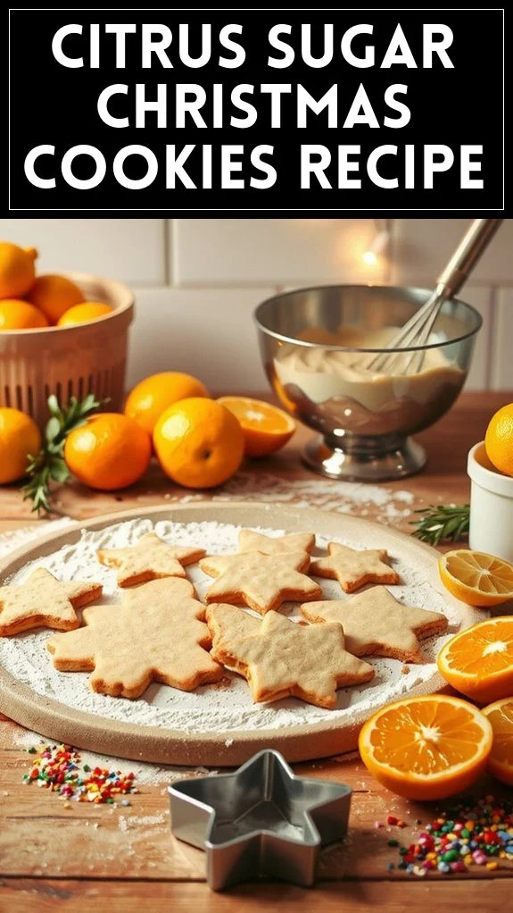 Citrus Sugar Christmas Cookies Recipe
