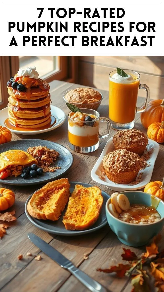 7 Top-Rated Pumpkin Recipes for a Perfect Breakfast