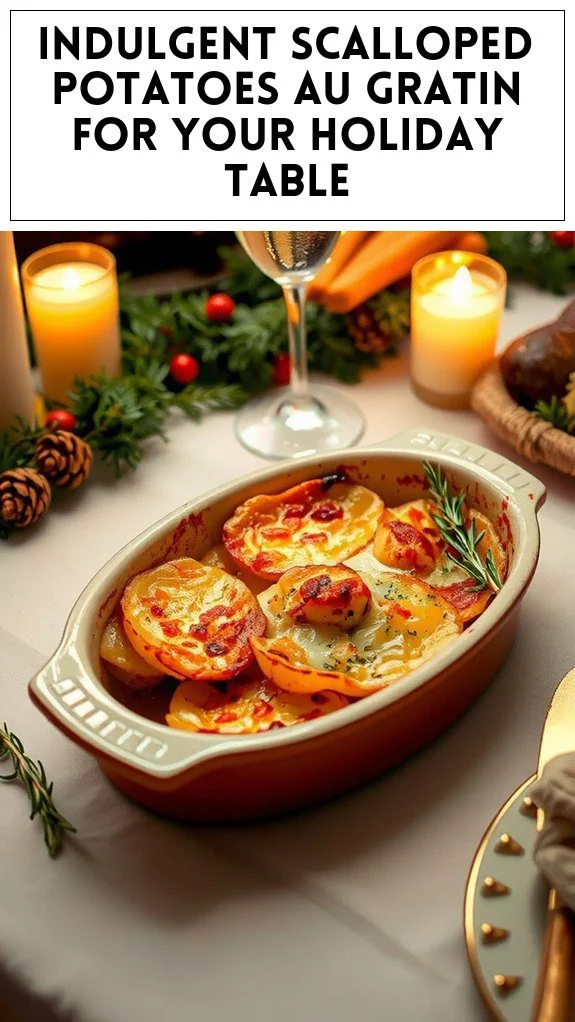 Indulgent Scalloped Potatoes Au Gratin for Your Holiday Table
