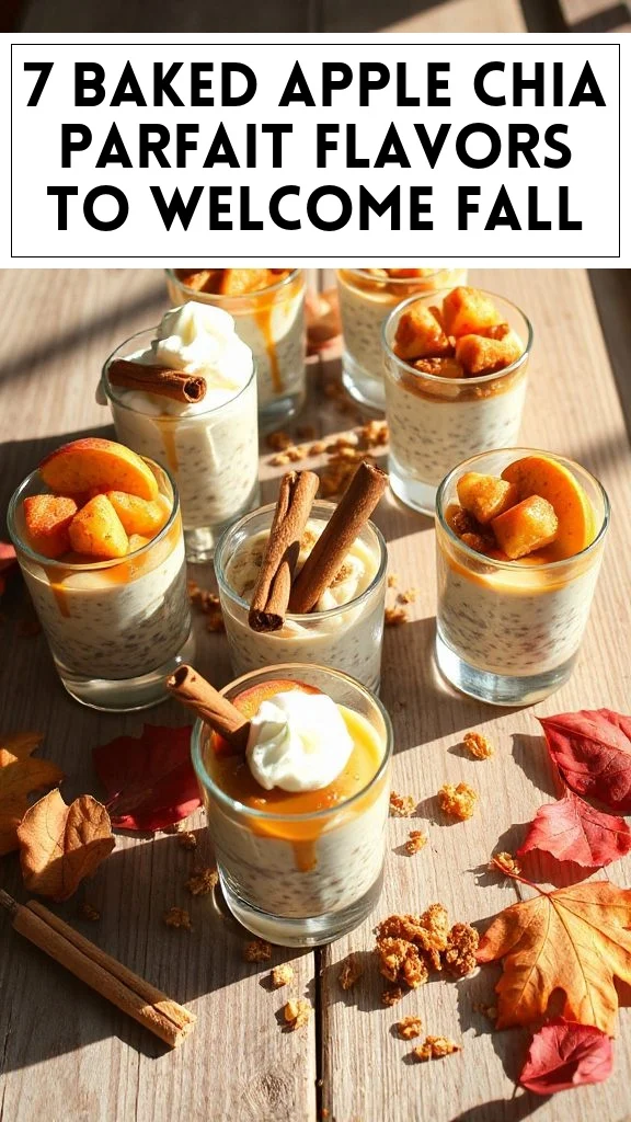 7 Baked Apple Chia Parfait Flavors to Welcome Fall