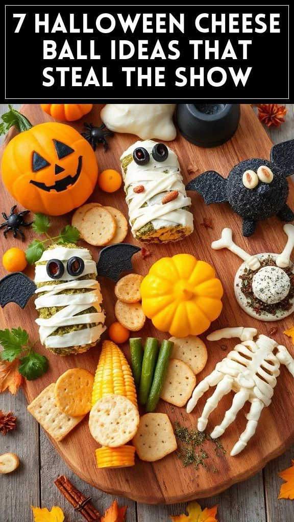 7 Halloween Cheese Ball Ideas That Steal the Show