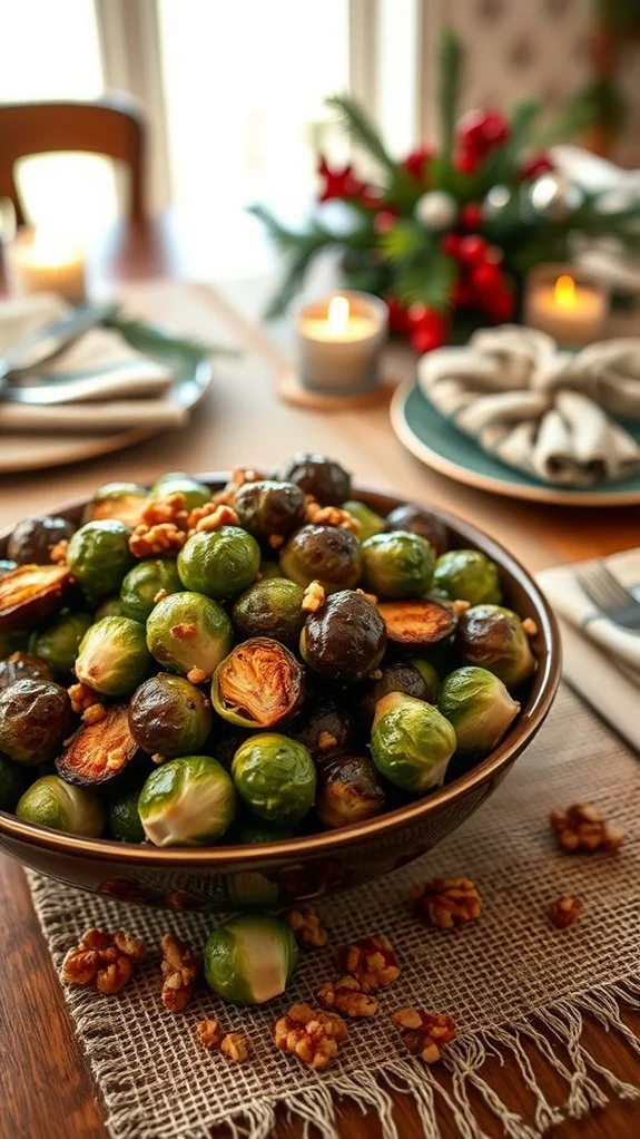 honey balsamic roasted brussels sprouts