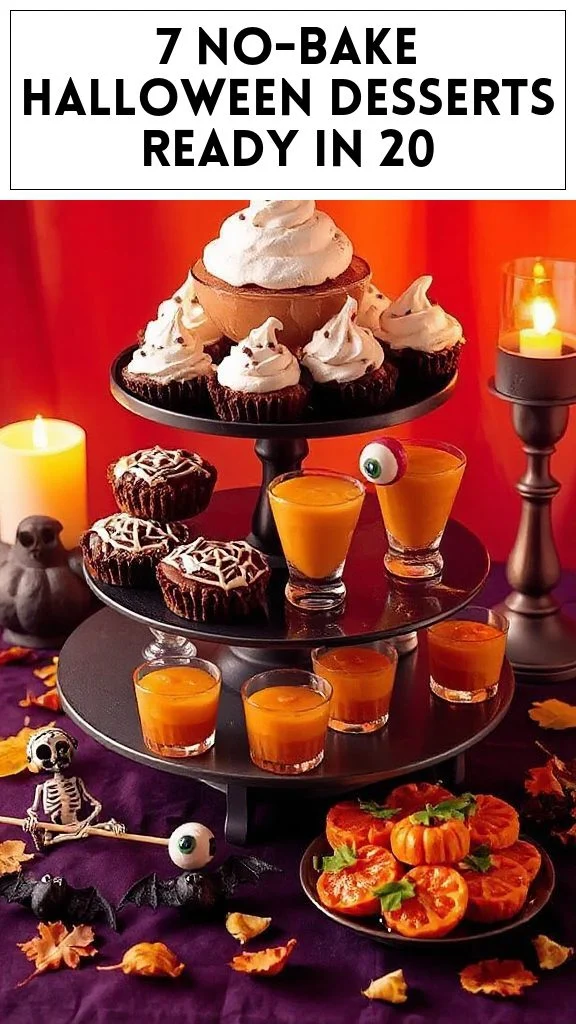 7 No-Bake Halloween Desserts Ready in 20