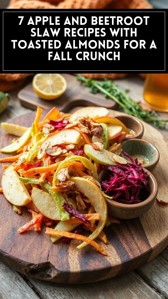 7 Apple and Beetroot Slaw Recipes With Toasted Almonds for a Fall Crunch