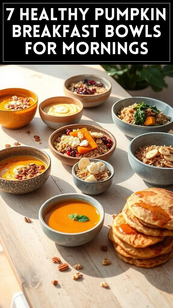 7 Healthy Pumpkin Breakfast Bowls For Mornings