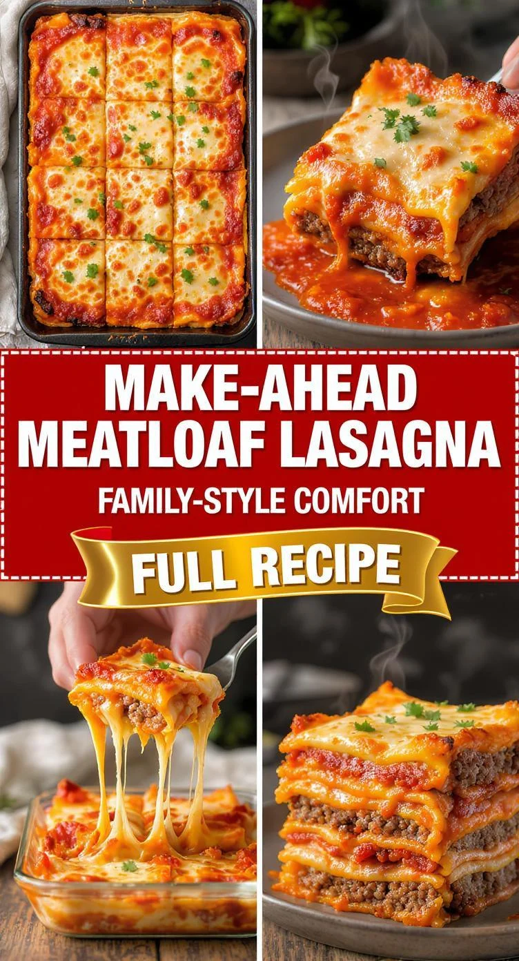 Make-Ahead Meatloaf Lasagna – Layered Comfort Casserole