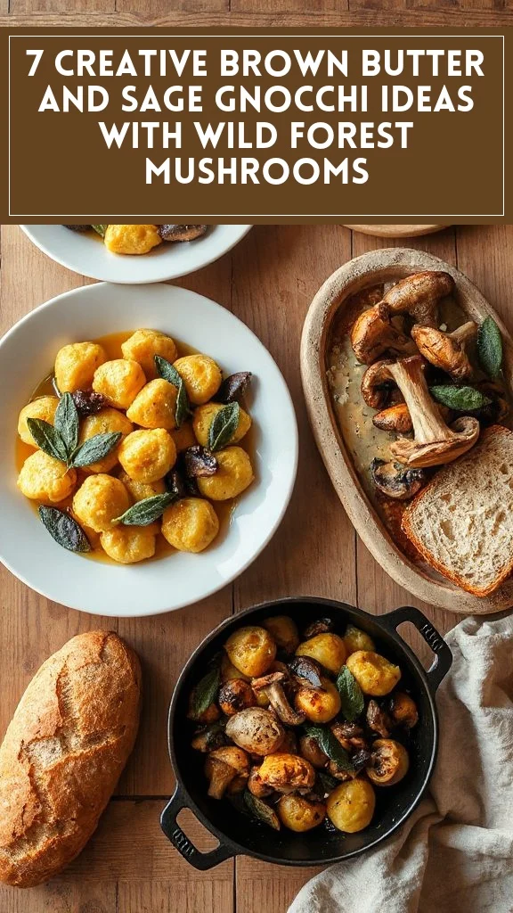 7 Creative Brown Butter and Sage Gnocchi Ideas With Wild Forest Mushrooms