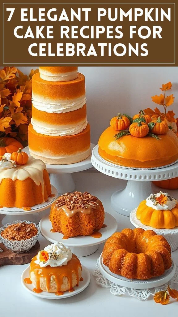 7 Elegant Pumpkin Cake Recipes for Celebrations