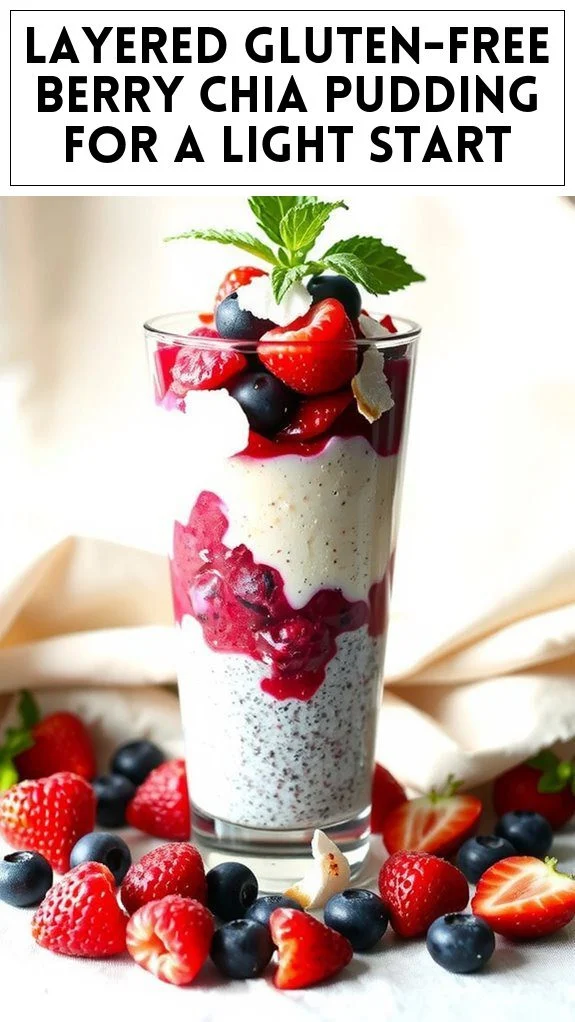 Layered Gluten-Free Berry Chia Pudding for a Light Start