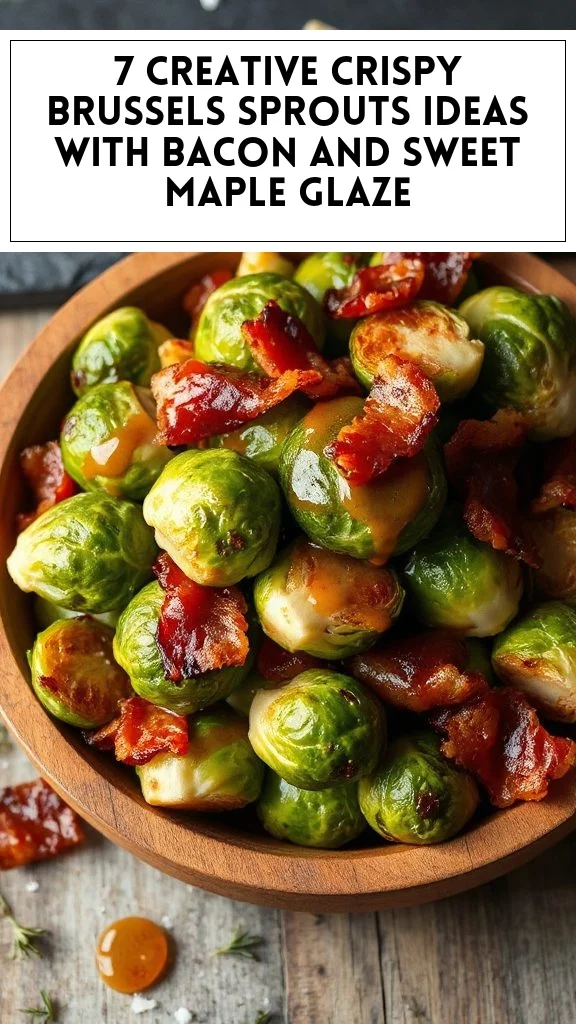 7 Creative Crispy Brussels Sprouts Ideas With Bacon and Sweet Maple Glaze