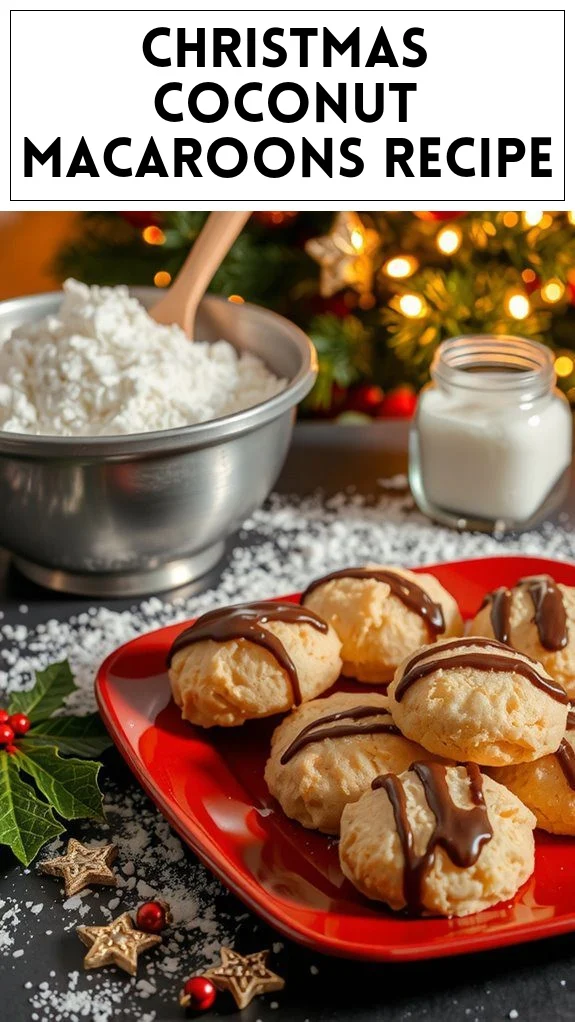 Christmas Coconut Macaroons Recipe