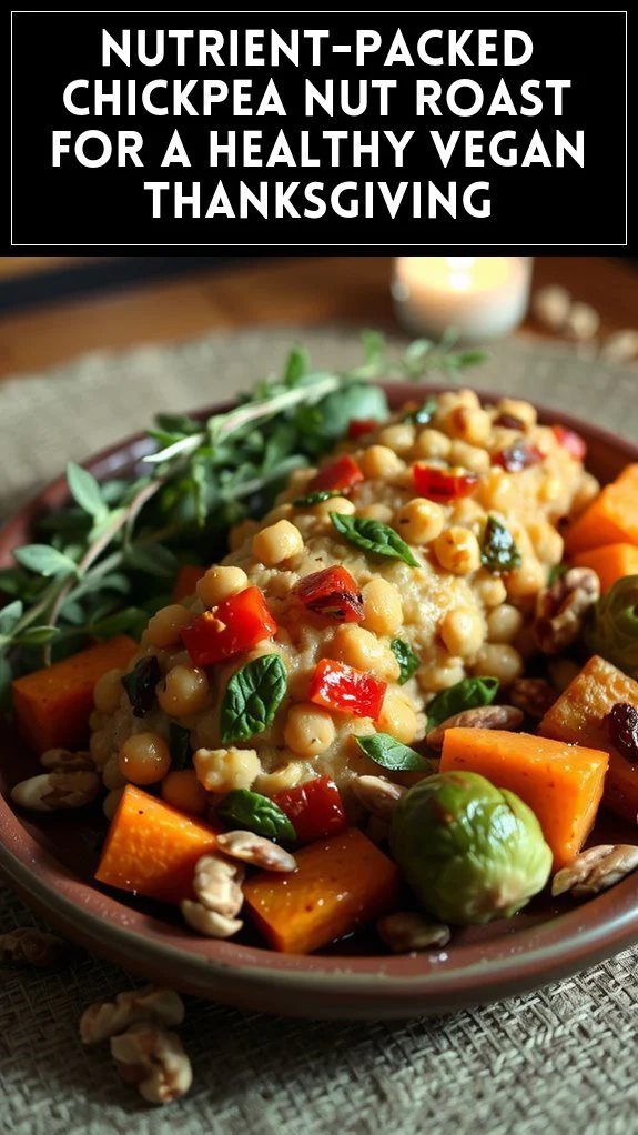 Nutrient-Packed Chickpea Nut Roast for a Healthy Vegan Thanksgiving