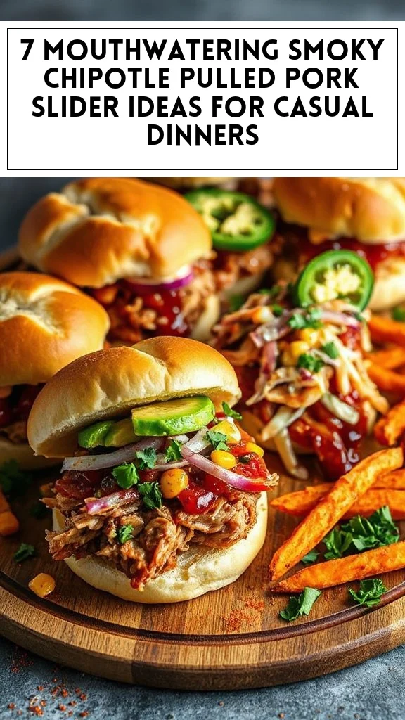 7 Mouthwatering Smoky Chipotle Pulled Pork Slider Ideas for Casual Dinners