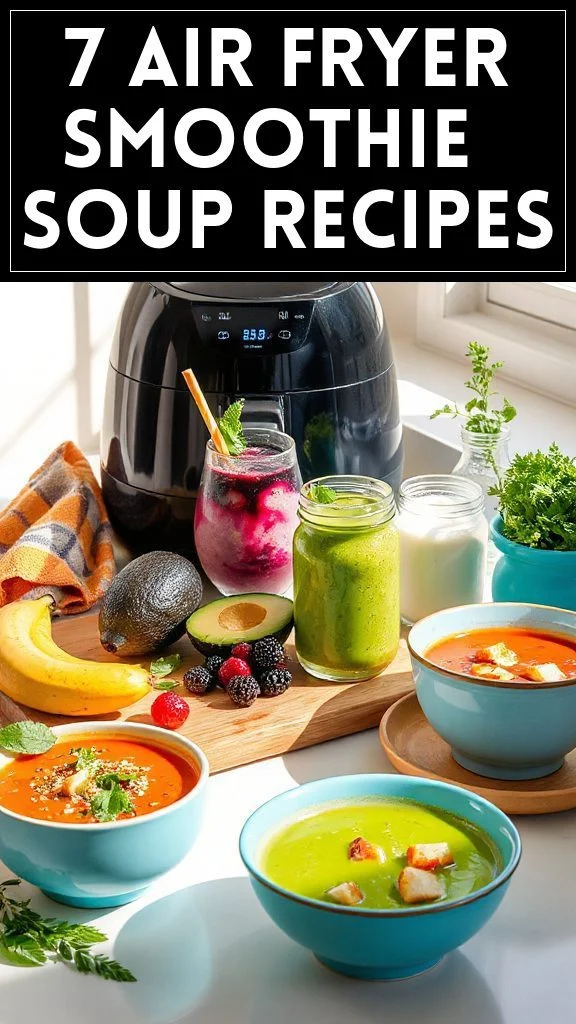 7 Air Fryer Smoothie & Soup Recipes
